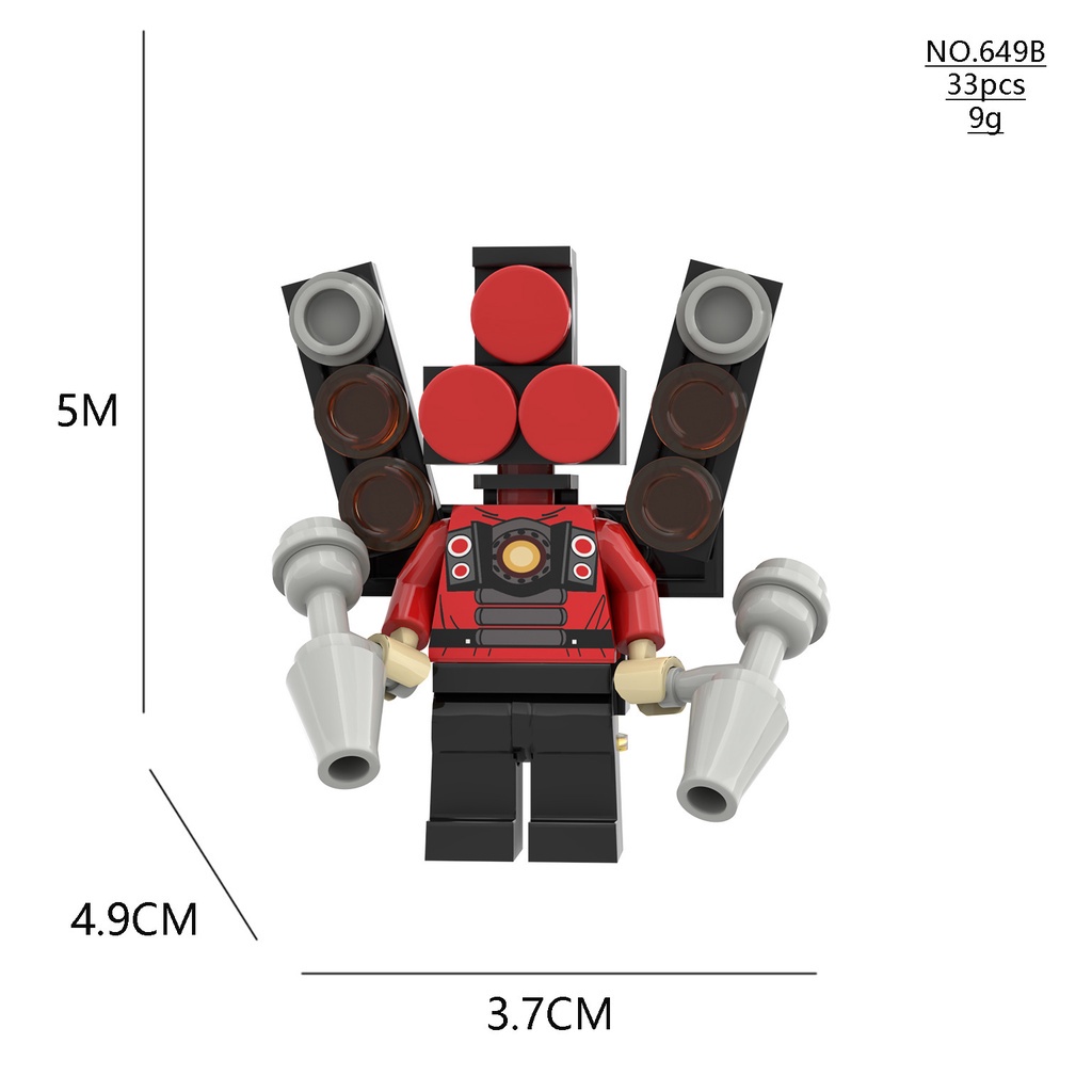 Skibidi Toilet Titan  Action figure Đồ Chơi Mô Hình tv man Tiatan audio man Cho Bé Trai