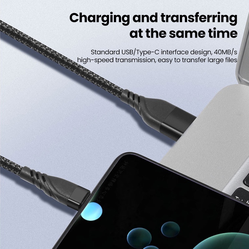 Dây Cáp Sạc Nhanh 2 Trong 1 65w Hai Đầu type-c Sang c Cho ip xiaomi huawei