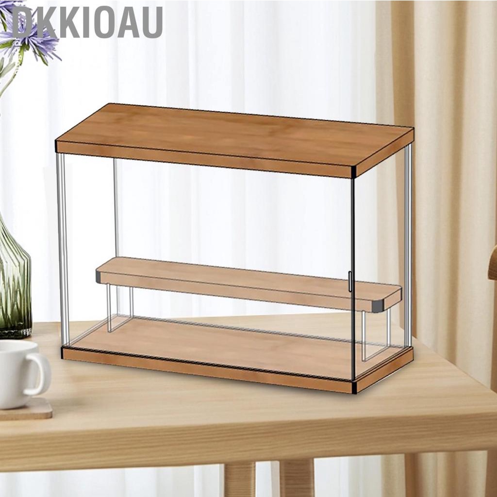 Dkkioau Clear Action Figure Storage Box  Acrylic Blind Showcase Dustproof for Displaying Hand Toys