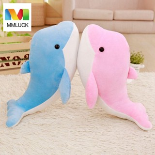 Mmluck Đồ chơi nhồi bông Hình Cá Heo Hồng Mềm Mại Trang Trí Nhà Cửa