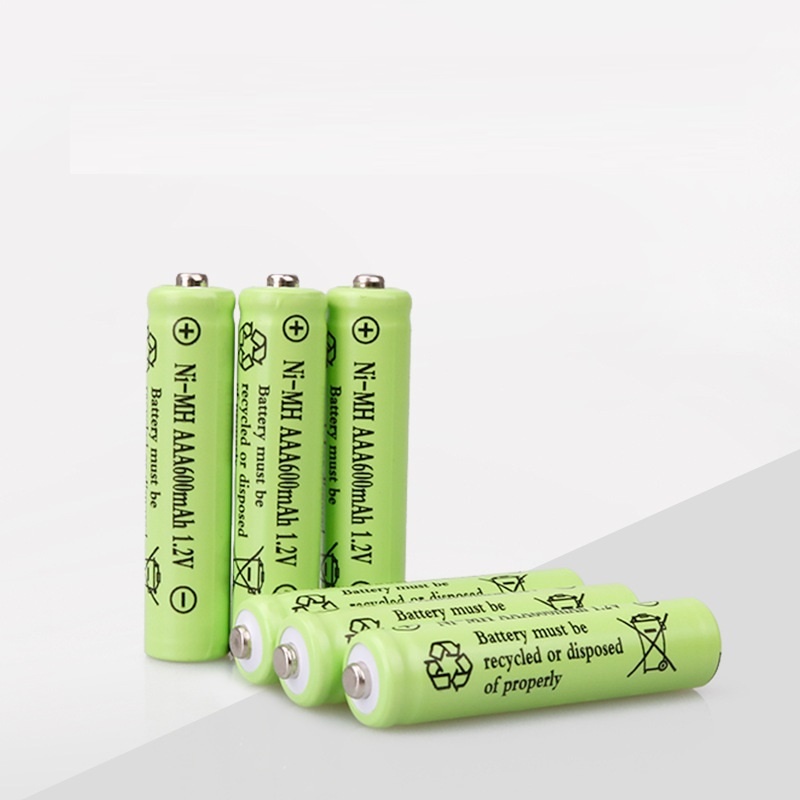 Pin đũa Sạc Ni-MH AAA 600mAh 1.2V - xanh - Chuyên Dùng đèn năng lượng mặt trời