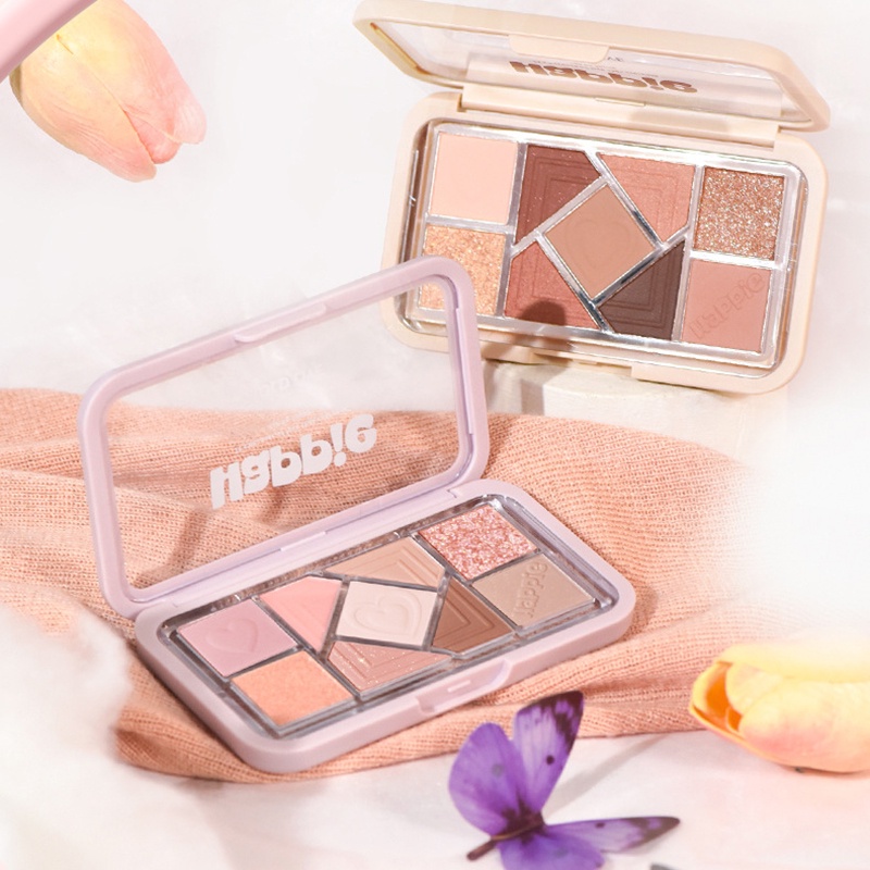 Bảng Phấn Mắt Hold Live 9 Ô Happie lấp lánh YR