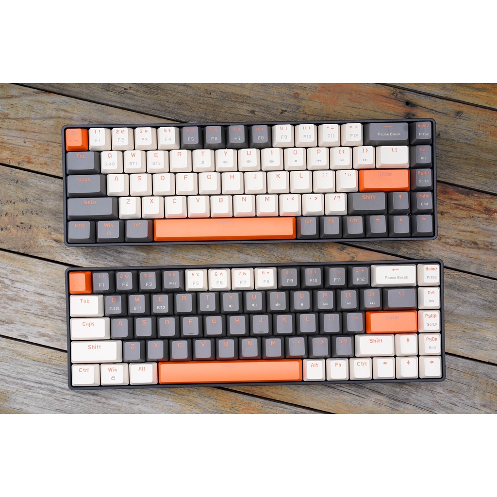 Bàn phím cơ E-DRA EK368L Beta / Alpha - Wireless 2.4G + Bluetooth 5.0