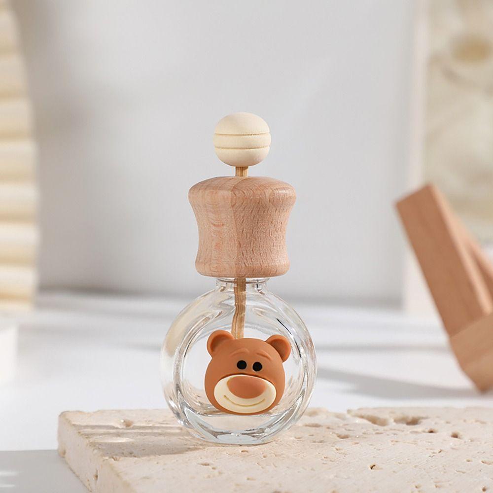 Btlimer Bình Khuếch Tán Tinh Dầu mini Với Móc Treo Hoạt Hình Làm Mát Không Khí Có Thể Nạp Lại Cho Xe Hơi