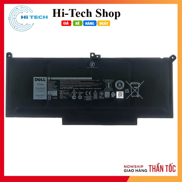 Pin zin laptop Dell Latitude 7280 7380 7290 7390 7480 7490