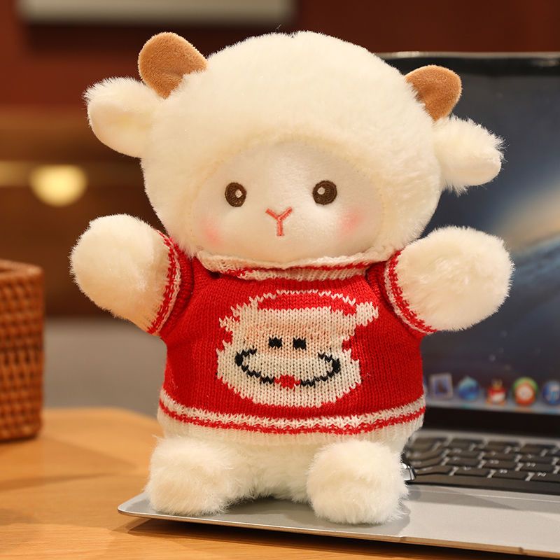 Chú Cừu Nhồi Bông Mặc Áo sweater Dễ Thương 23cm