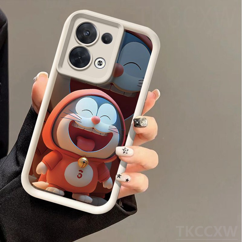 Dễ Thương Ốp Điện Thoại Mềm Chống Rơi Họa Tiết doraemon Hoạt Hình Cho oppo reno 5 6 7 8 lite 7z 8z 8t
