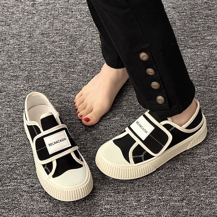 Giày Thể Thao Vải canvas Đế Dày Phong Cách Mới 2023 Cho Nữ