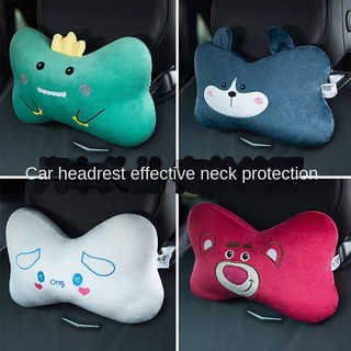 Automotive Headrest Car Interior Pillow Neck Pillow Car Pillow Neck Pillow Car Creativity Cute Girl Cartoon Pillow Cute car interior Women's Automotive Products