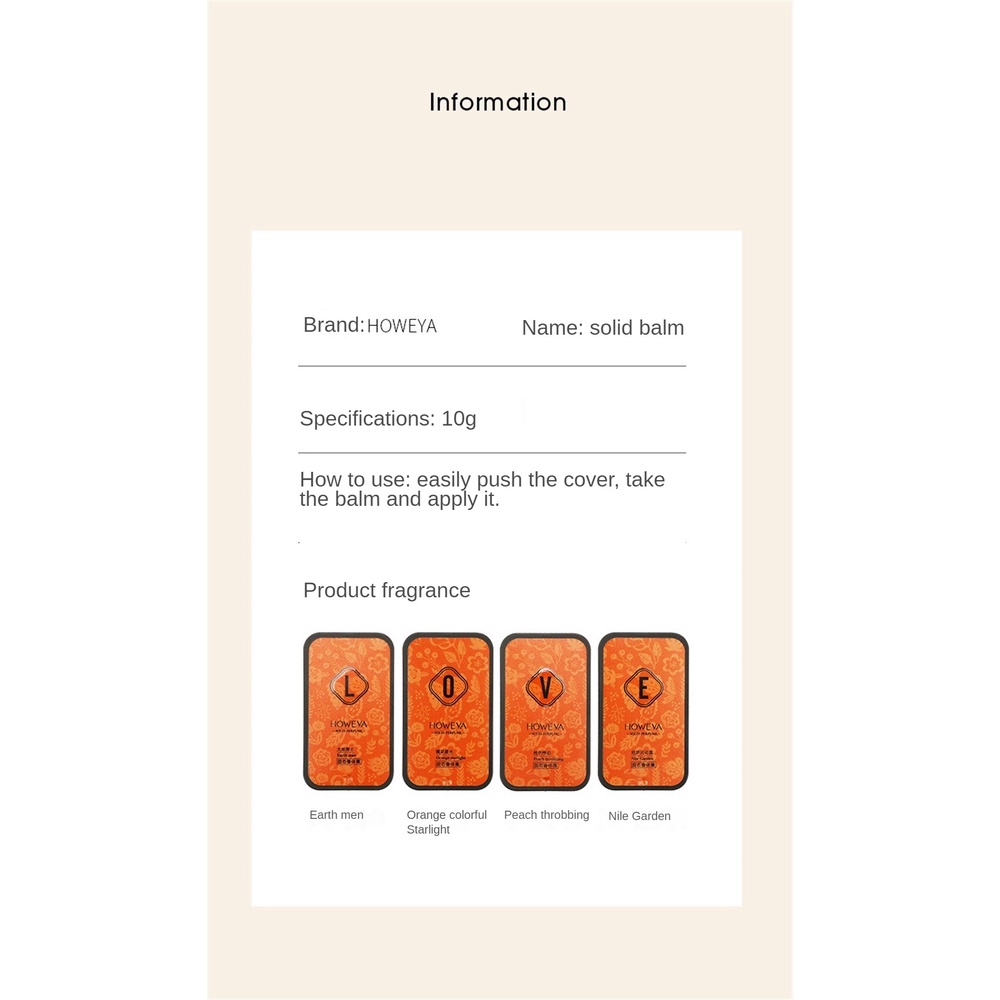 Set 1/ 4 tinh dầu nước hoa ANNIES HOWEYA hương thơm lâu dài tươi mát và thanh lịch