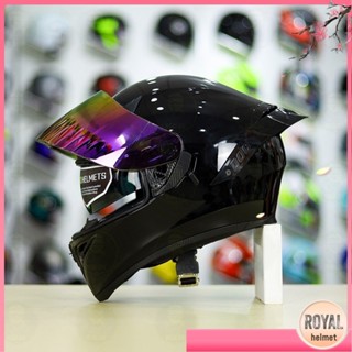 mũ bảo hiểm fullface 2 kính roc 05 - nón bảo hiểm full face cao cấp chính hãng tặng kèm túi đựng nón ROC