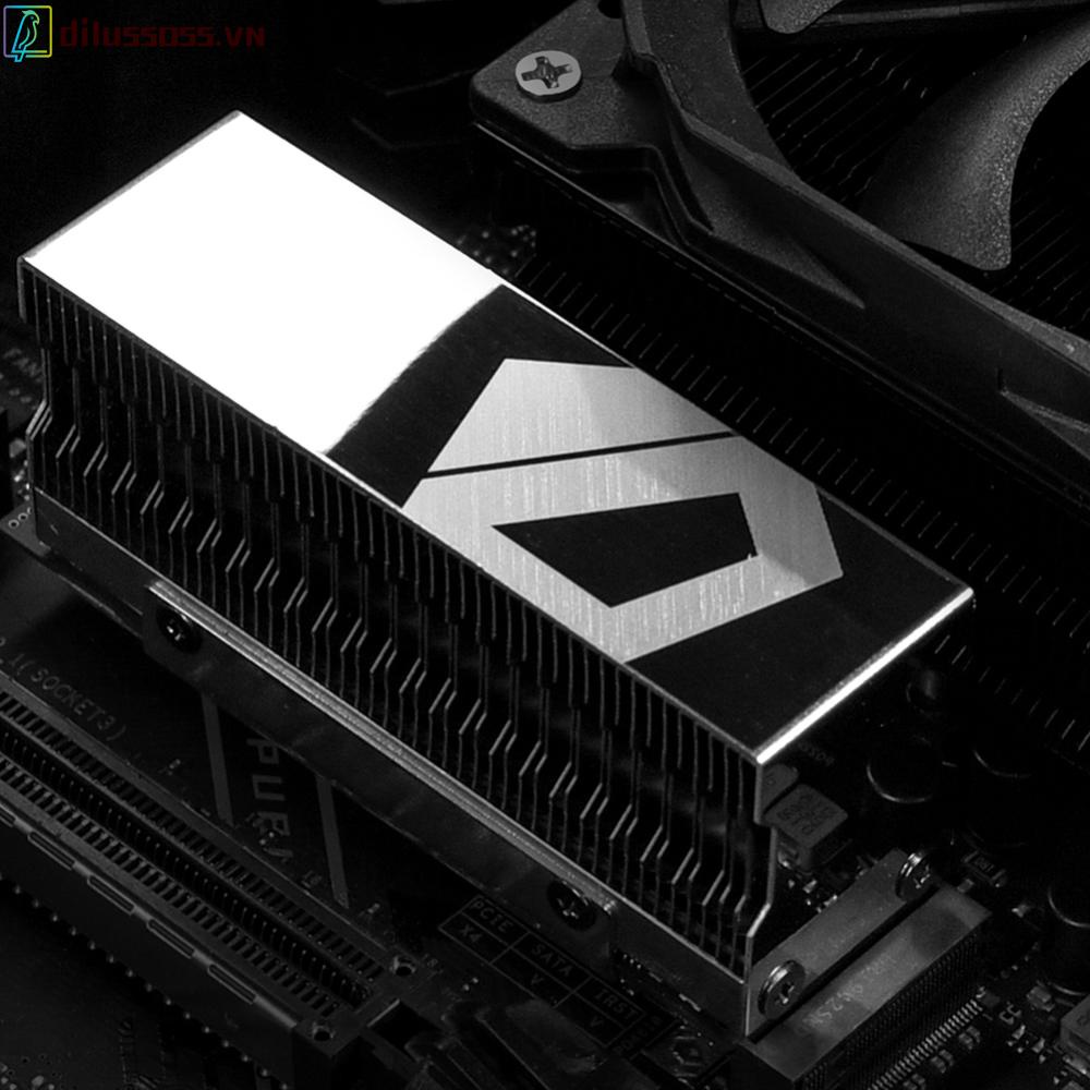 Đế Tản Nhiệt Làm Mát m.2 nvme ssd 4.0 Bằng Hợp Kim Nhôm
