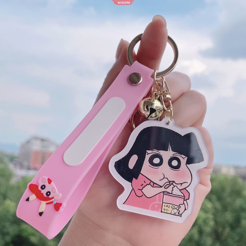 Móc Khóa Hình Cậu Bé Bút Chì shin-chan Bằng acrylic Dễ Thương Cho Cặp Đôi