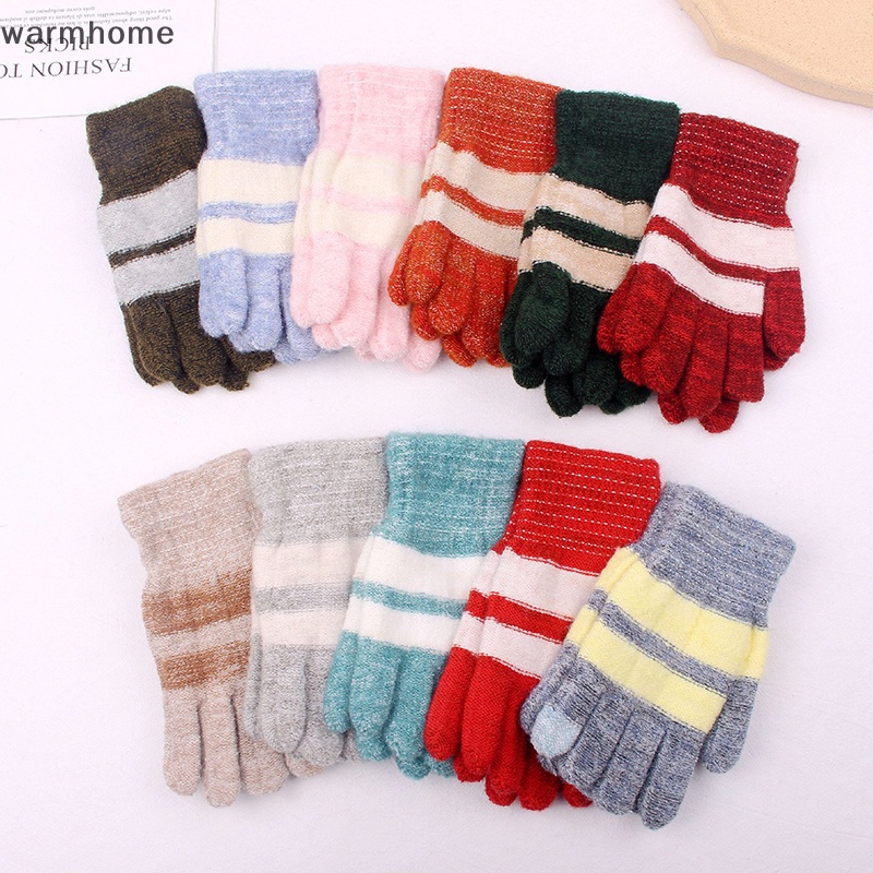 Găng Tay Len Giả Lông Cừu Giữ Ấm Mùa Đông Cho Nam Nữ