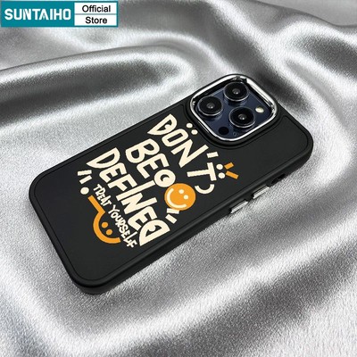 Suntaiho Ốp Điện Thoại silicon Mềm Chống Sốc In Hình Mặt Cười Cho iphone 15 14 12 13 11 pro max ip 7 8 plus x xs xr xs max