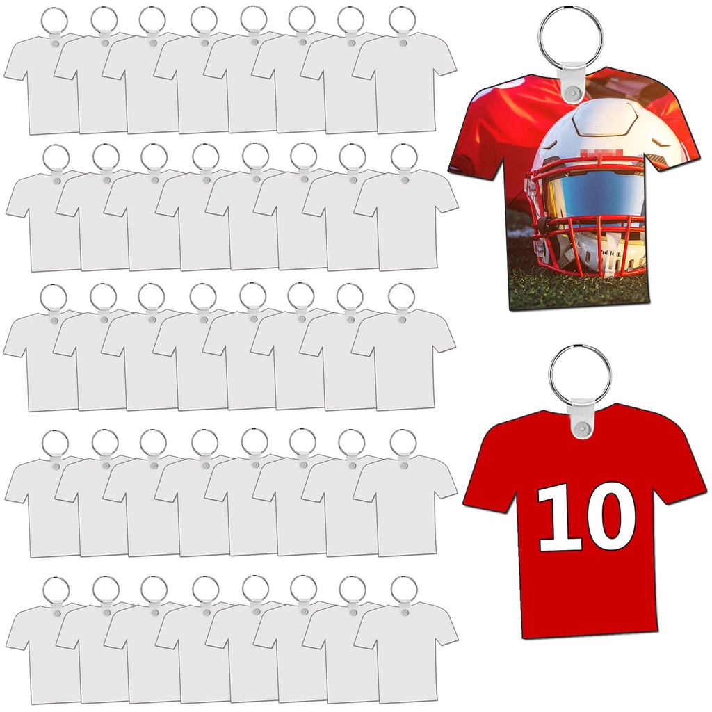 Set 120 Móc Khóa Hai Mặt Chịu Nhiệt Hình Áo Bóng Đá / Nón Bảo Hiểm