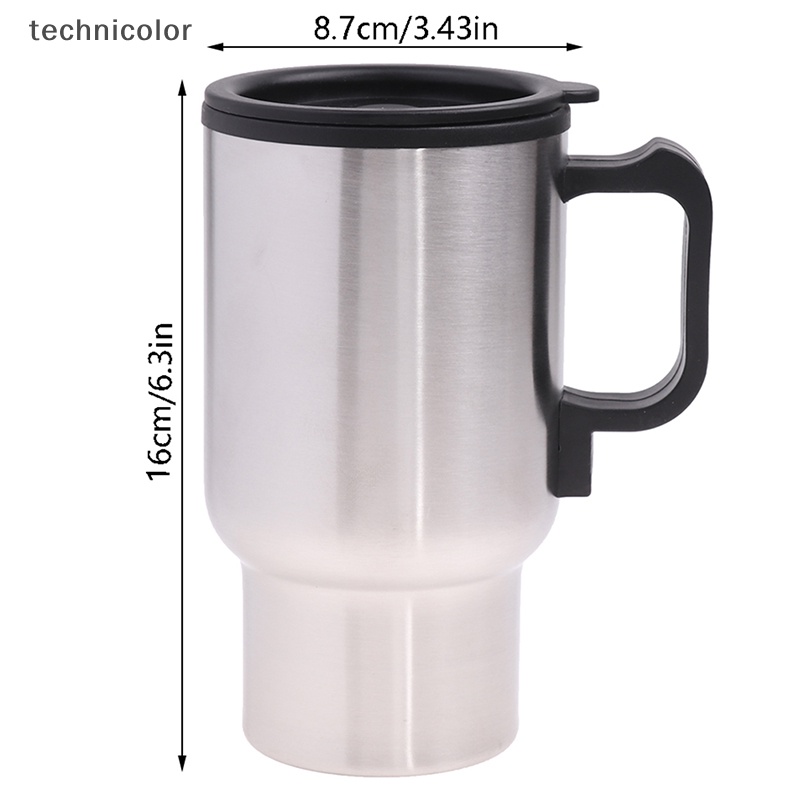 Đang Giảm Giá Bình Đun Nước Bằng Thép Không Gỉ 12v 450ml Cho Xe Hơi