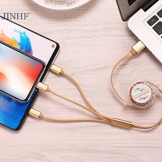Dây Cáp Sạc Nhanh usb Đa Năng 3 Trong 1 Cho iphone & android