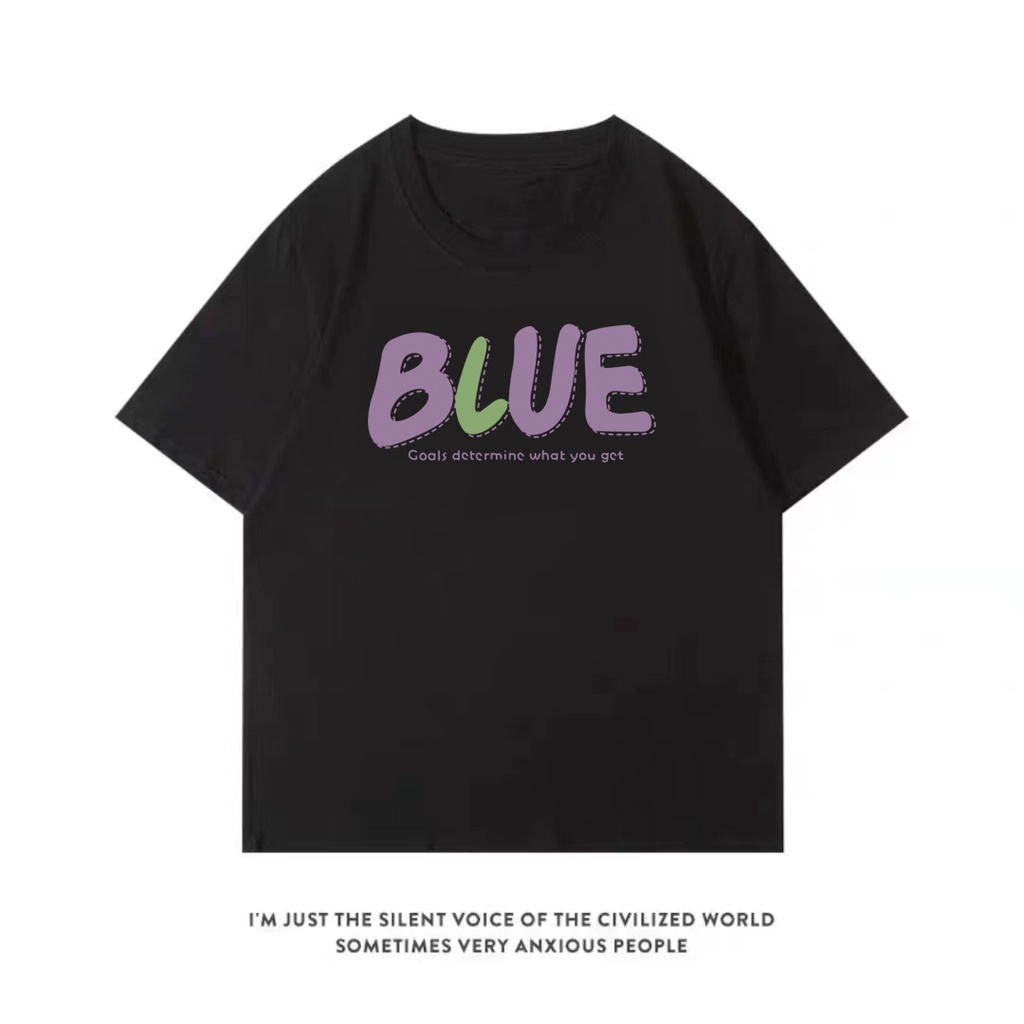 HIIXIIVI Áo Thun 100% cotton oversize Phong Cách Hàn Quốc Thời Trang unisex 2024