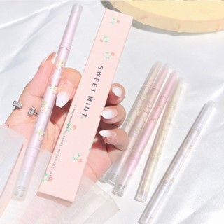 Kẻ Bọng Mắt Nhũ 2 đầu SWEET MINT Nét Mảnh Chống Thấm Nước KUROMI Dessert Silkworm Eye Shadow Pen Gorgeous Flower SeaSon