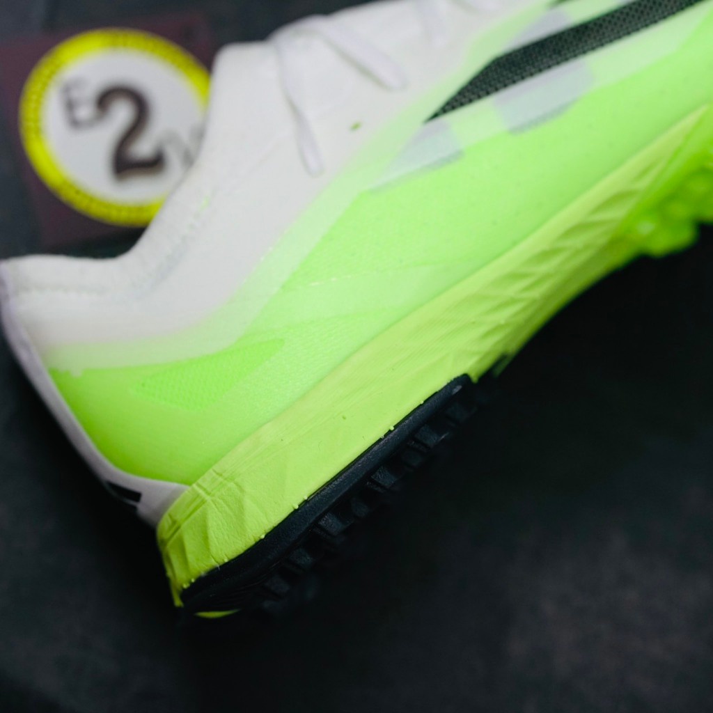 Giày bóng đá X Crazyfast.1 Trắng Chuối, giày đá banh cỏ nhân tạo nam đã khâu đế - 2EVSHOP