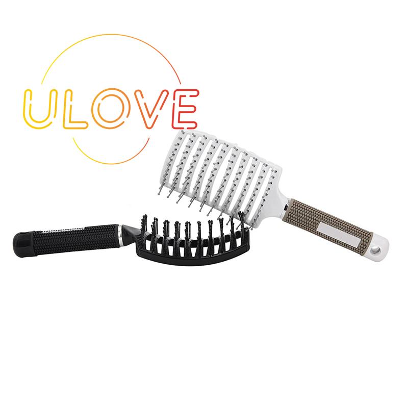 Set 2 Lược Chải Tóc Xoăn Dài Dày Và Cong Dành Cho Bạn Nữ