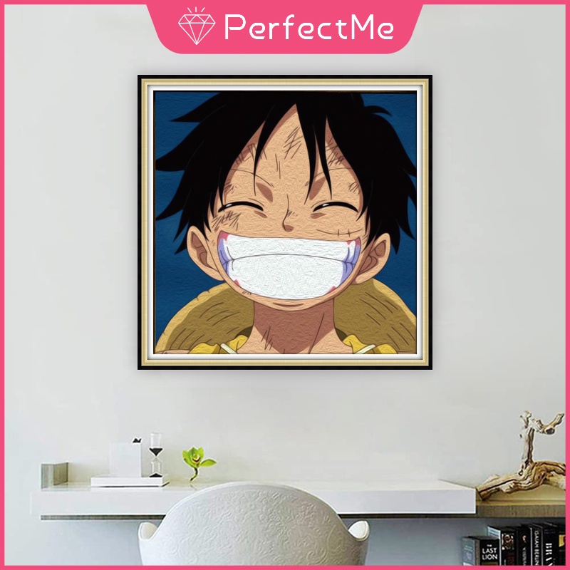 Bộ Tranh Đính Đá 5d Họa Tiết Hoạt Hình Vua Hải Tặc Độc Đáo Kích Thước 30x40cm Diy Dùng Trang Trí Nhà Cửa