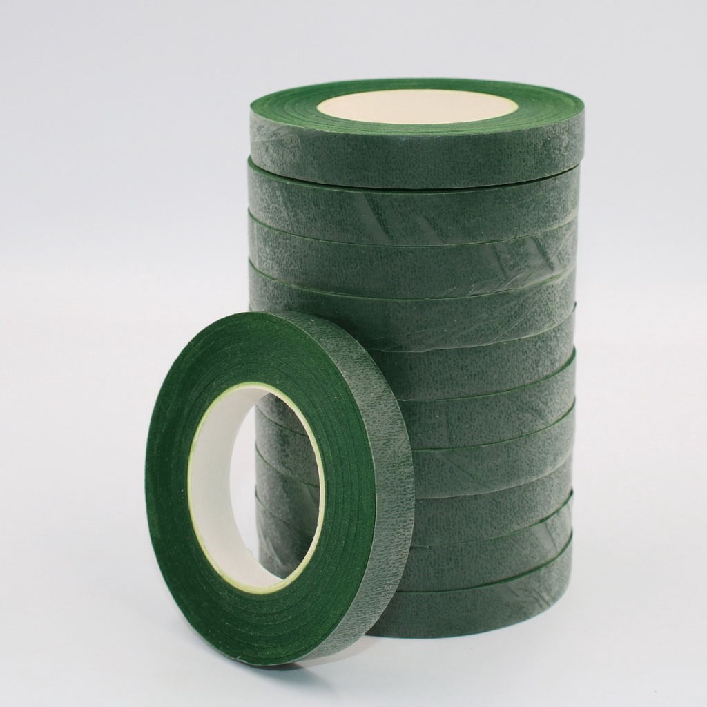6rolls 1.2cm Wide Deep Green Paper Florist Floral Stem Wrap Tapes Craft Supplies