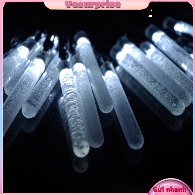 Yesurprise Dây Đèn Led 20 Bóng Chống Nước Trang Trí Giáng Sinh Chạy Bằng Năng Lượng Mặt Trời