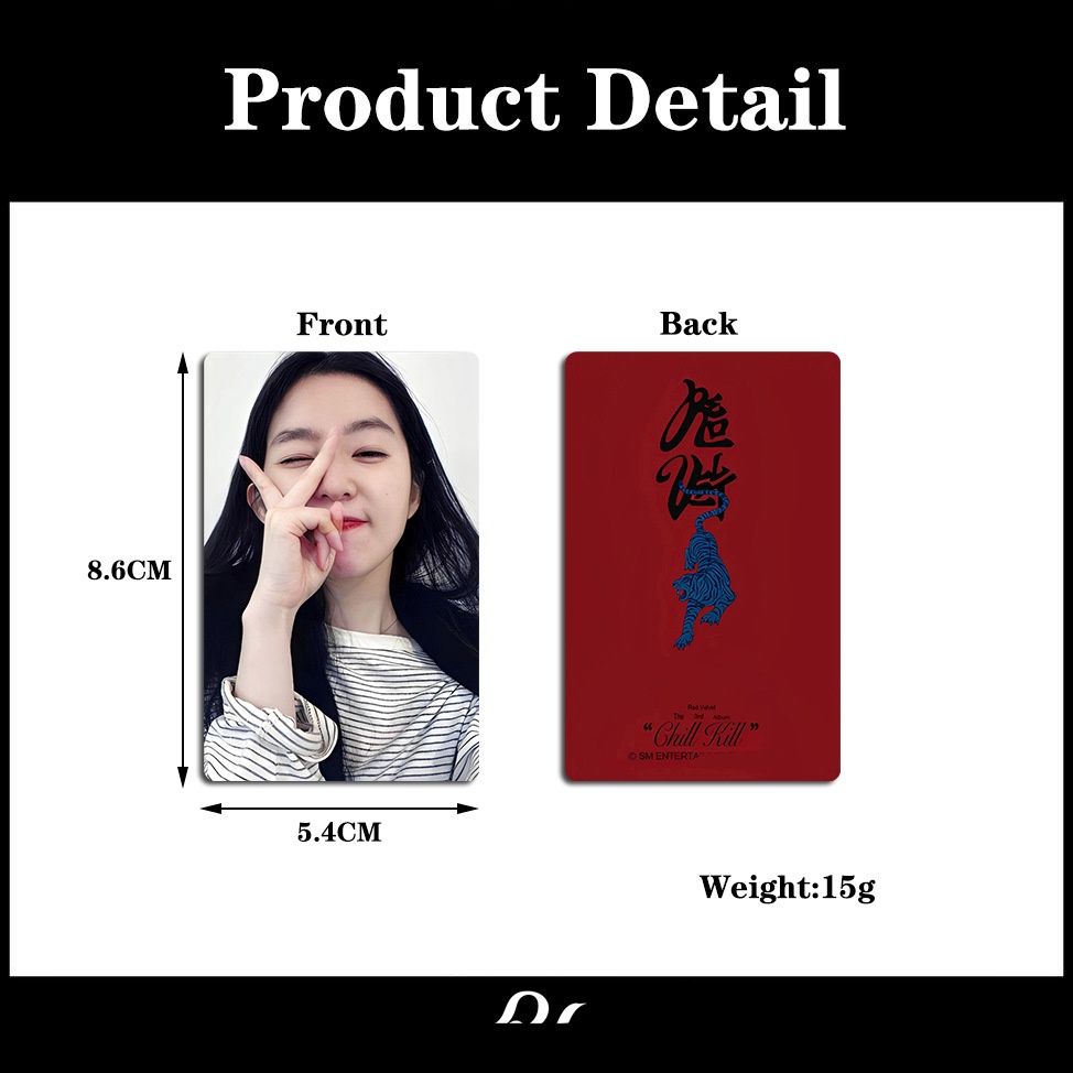 Bộ Sưu Tập Thẻ Bài kpop red velvet chill kill apple