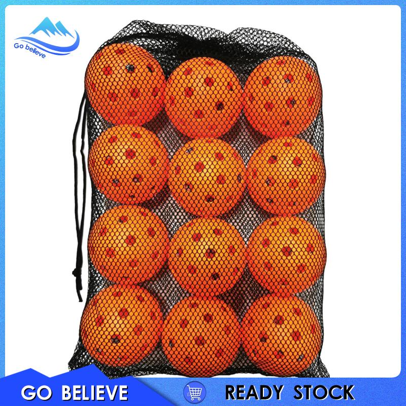 Set 12 Trái Bóng pickleball Tiêu Chuẩn Phụ Kiện Cho Trò Chơi Giải Trí Ngoài Trời