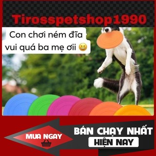 [❌GIÁ SỈ❌] Đồ chơi đĩa bay nhựa dẻo cho chó chất liệu nhựa TPR an toàn  ❤️