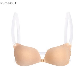Wumei001 1 Áo Ngực Silicon Nâng Ngực Tàng Hình Có Dây Đeo Trong Suốt tq
