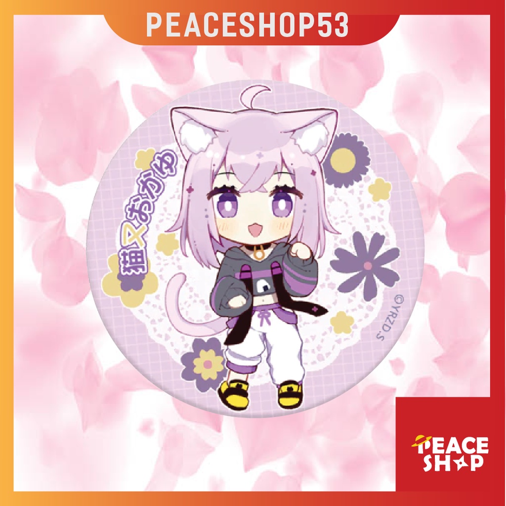 Huy hiệu Hololive Vtuber Lấp Lánh Huy Hiệu Hololive Vtuber Rushia Okayu Korone Pekora Marine Fubuki HH37