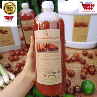 Nước Lau Sàn Quế / Sả QUẢNG NGẢI 1000ml/chai  Xua Đuổi 100% Côn Trùng  An Toàn Cho Da  Nhà Luôn Thơm Ngát