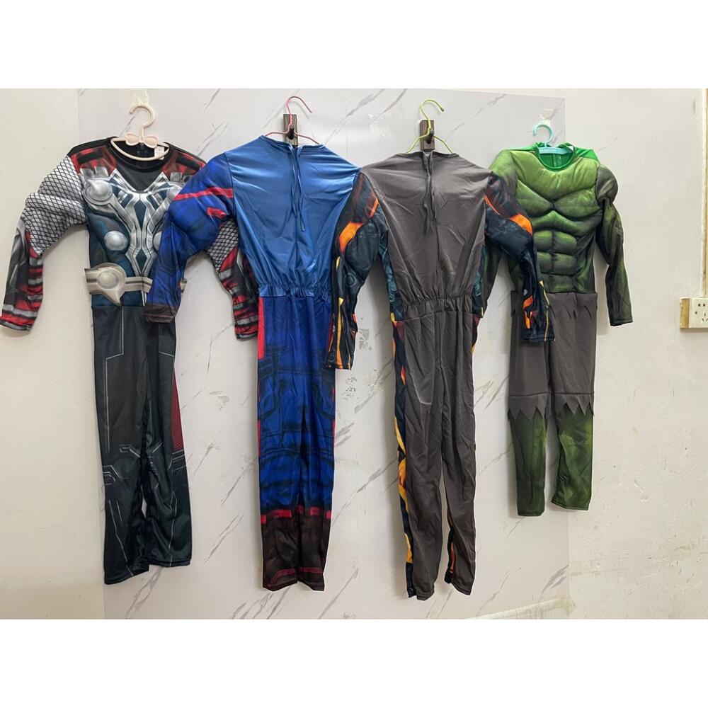 Bộ Áo Liền Quần Hóa Trang Siêu Anh Hùng Người Nhện Người Sắt hulk thor batman Cho Nam