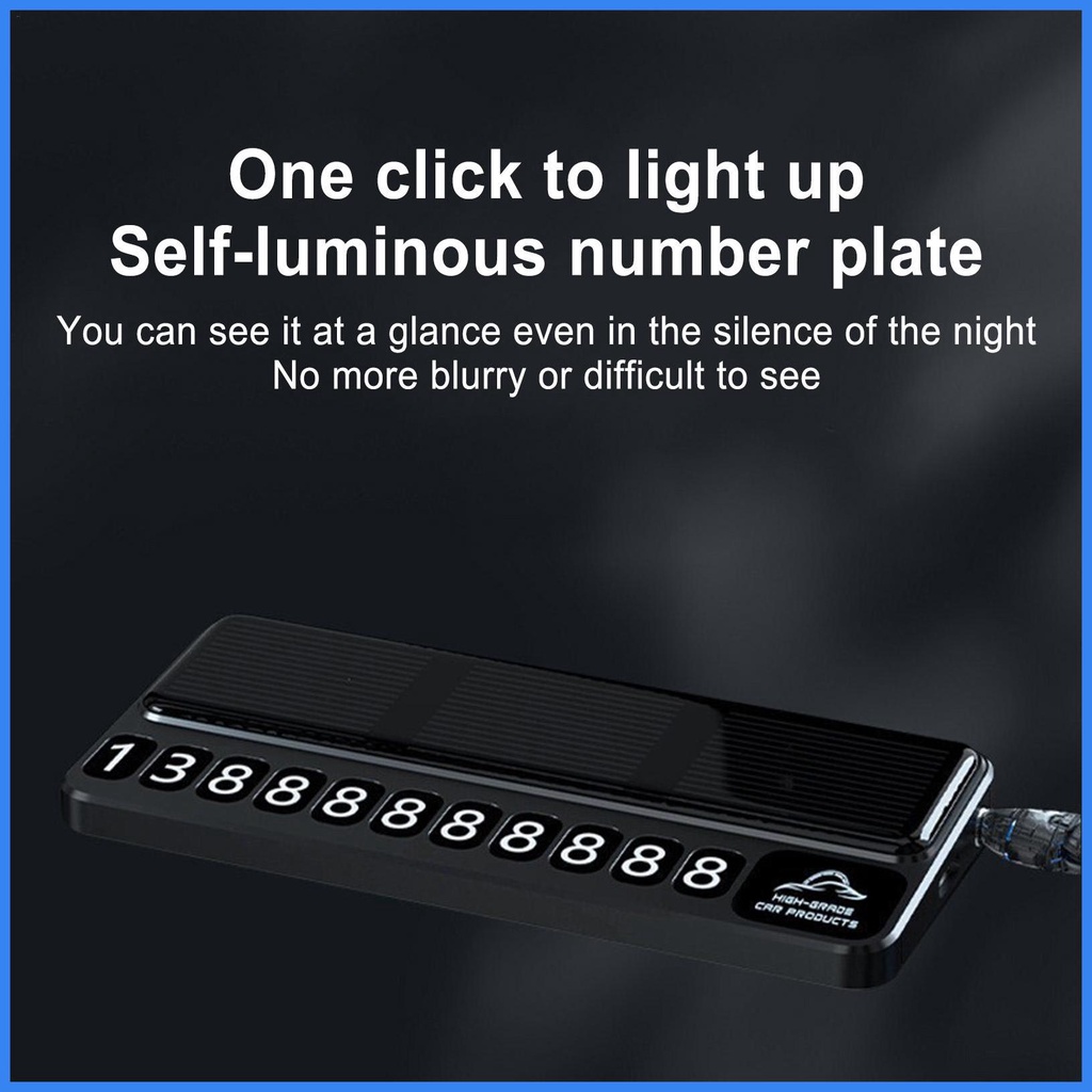 Máy Khuếch Tán Hương Thơm Xe Hơi Sử Dụng Năng Lượng Mặt Trời Tích Hợp Đèn led Chiếu Sáng Biển Số Đậu Xe