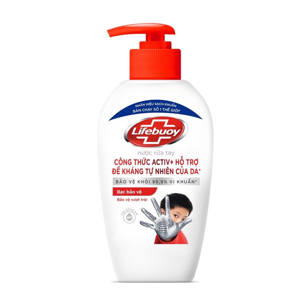 Nước Rửa Tay Lifebuoy Giúp Sạch Khuẩn 180g-400g-450g (BIBISTORE)