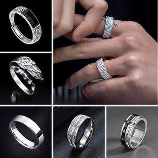 Nhẫn Titan Thời Trang Unisex – Nhẫn Nam Nữ Đơn Giản, Phụ Kiện Trang Sức Cá Tính KIN Accessories Chống Gỉ Sét