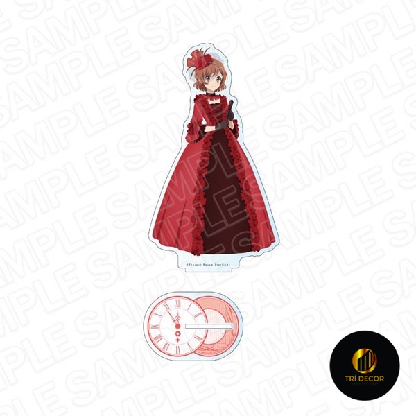 Mô hình Standee Anime Shoujo Kageki Revue Starlight Acrylic Stand Karen Aijou Phụ kiện trang trí để bàn góc học tập
