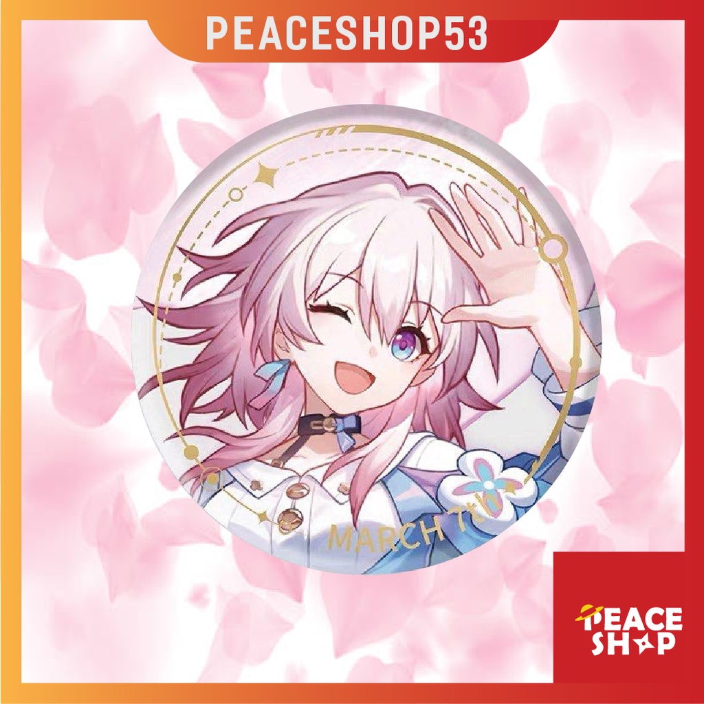 Huy hiệu Honkai Star Rail Phụ Kiện Anime Manga Game Honkai Star Rail HH60