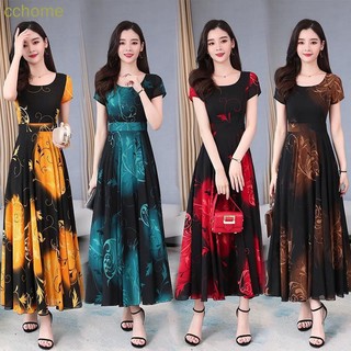 Đầm Dáng Xòe Ôm Eo In Họa Tiết Cá Tính Thời Trang 2023 Cho Bạn Gái