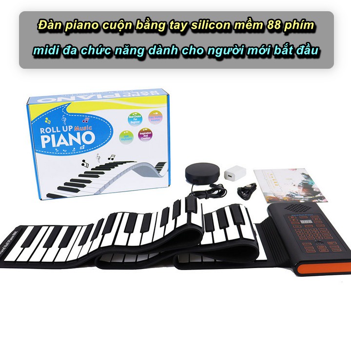 🎉 Đàn Piano Phím Cuộn Roll&Play CosTour APP Cao Cấp Bluetooth MIDI 88 Phím , Tích Hợp Pin Lithium 🎉 
