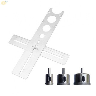 Bộ 4 thước đo lỗ trên gạch men 25mm 40mm 45mm