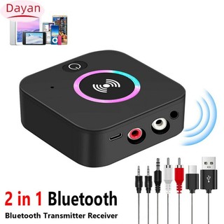 2024! Bộ Truyền Nhận Tín Hiệu Bluetooth 5.0 2 Trong 1 3.5mm Aux 2 Rca