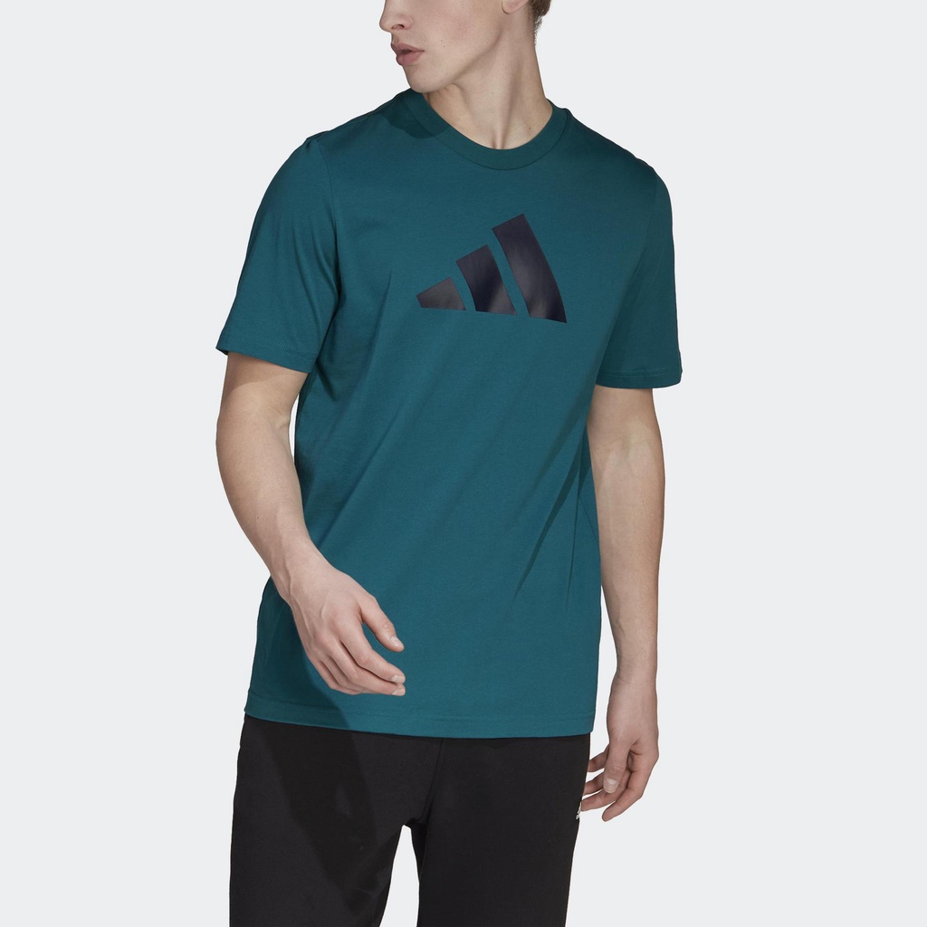 Adidas Phong cách sống Áo Thun Logo Future Icons Nam Ngọc lam HF4759