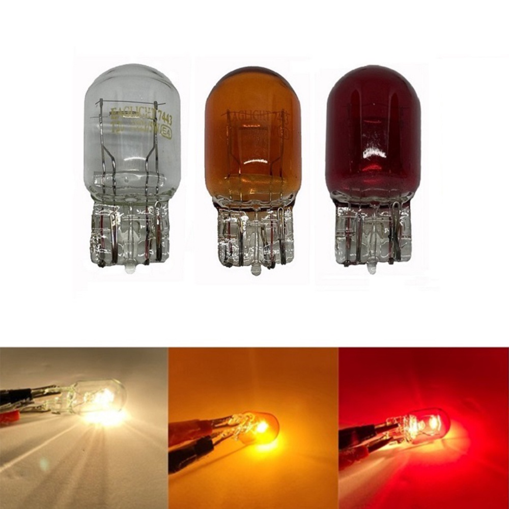 Bóng Đèn Halogen T20 7440 7443 WY21W W21W W21V W21 / 5W T20 Siêu Sáng Dành Cho Ô Tô