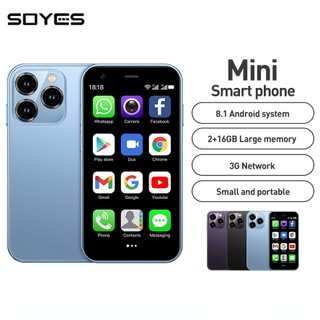 Điện thoại thông minh SOYES XS15 3.0 inch 8GB + 128GB bộ nhớ lớn 1000mAh pin điện thoại di động nhỏ nhất giá rẻ