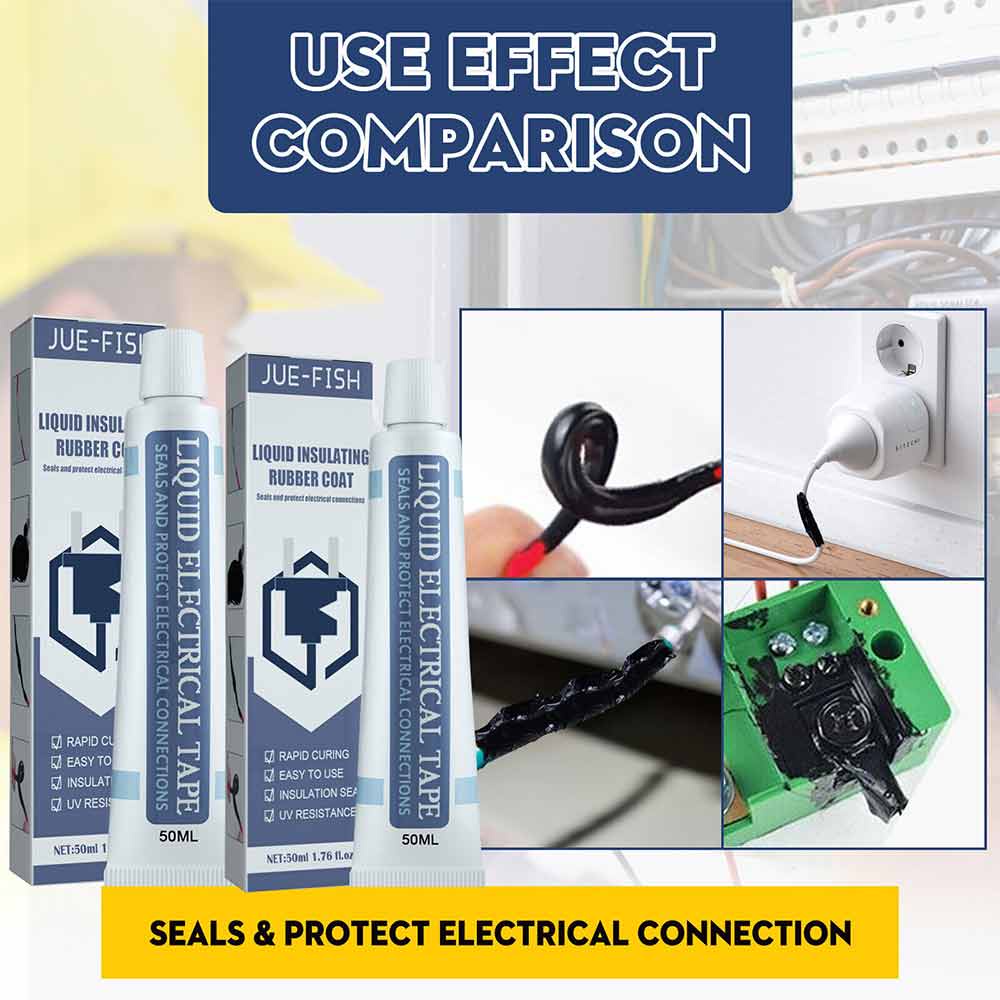 50ml Liquid Insulating Tape Repair Rubber Electrical Wire Cable Coat Fix
