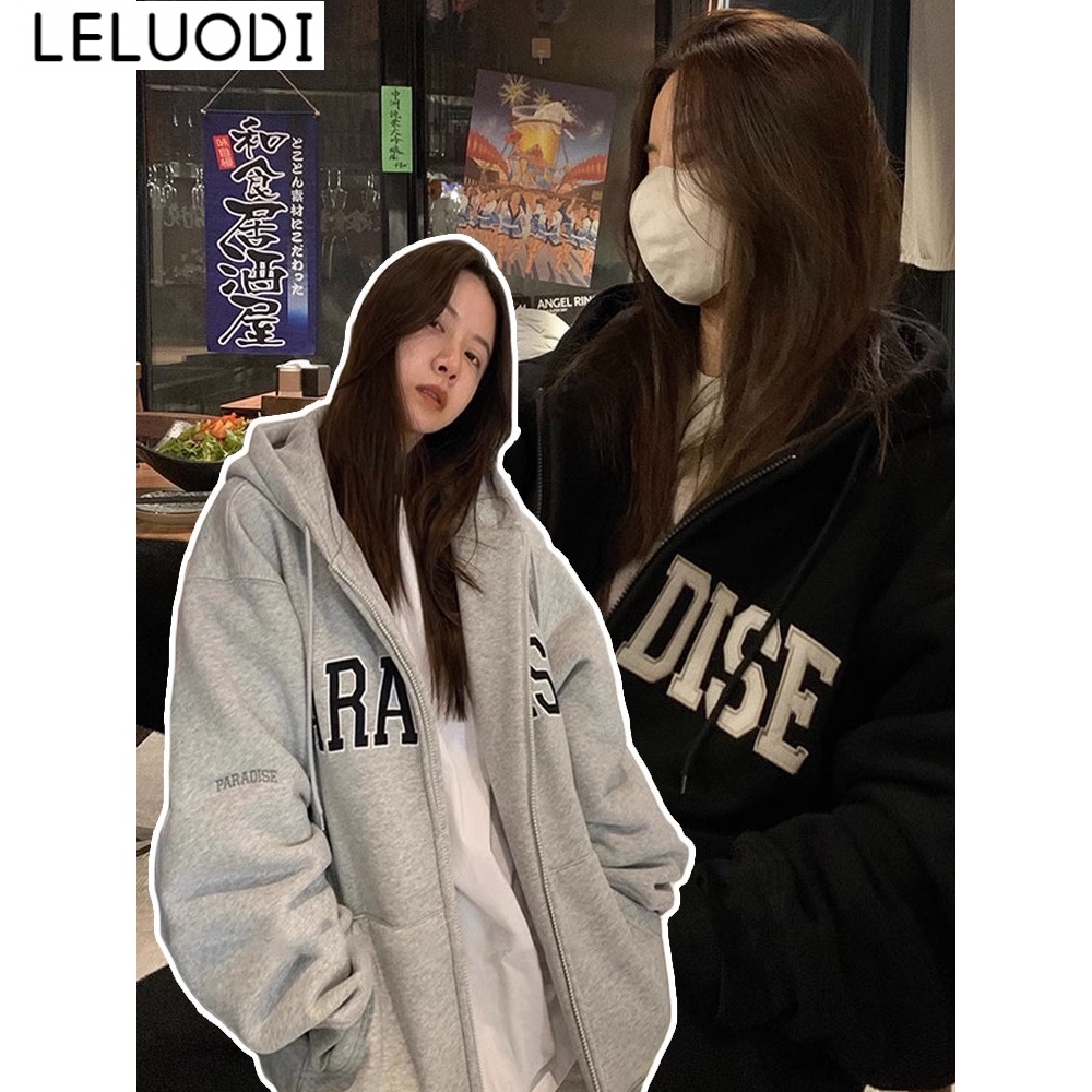 LELUODI Áo Khoác hoodie áo khoác nữ zip hoodie cổ xưa trendy fashionable Thanh lịch A28J0M3 37Z230912